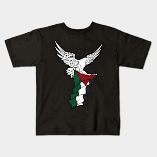 Palestinian Bird Palestinian Flag Palestine Kids T-Shirt